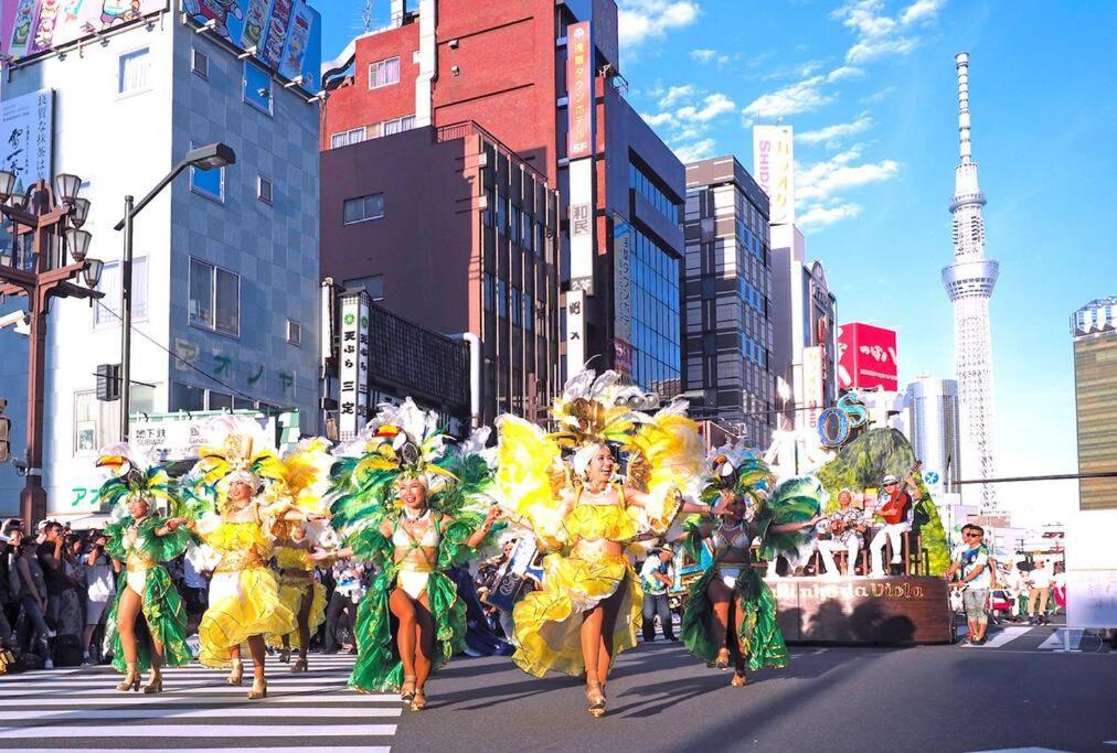 403 Oshiage Sta 3Mins Walk! Wi-Fi & Elevator 4Pax Apartamento Tóquio Exterior foto